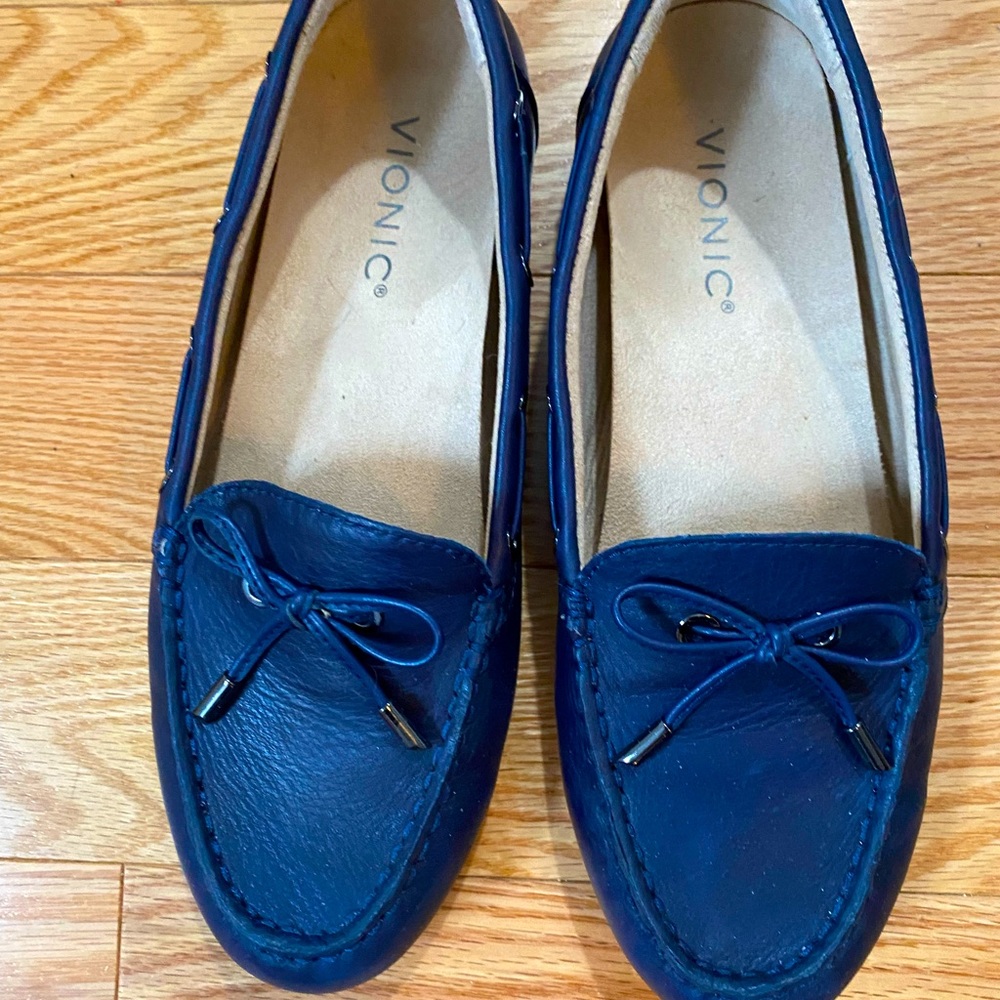 Vionic Twilight Virginia Leather Moccasin